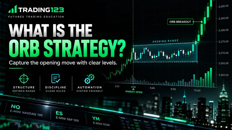 What is the ORB strategy? Capture the opening move with clear levels — opening range and ORB breakout on NQ, ES and YM futures